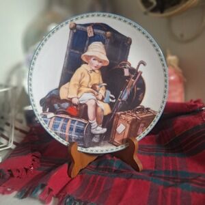 Knowles Jessie Willcox Smith Ready and Waiting Collector Plate 556A Vintage Art
